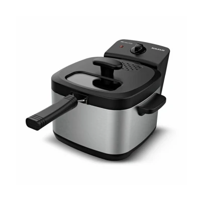 Imagen de Taurus Fry Solution Freidora compacta de 1,5L, 2000W, regulador temperatura 150 a 190ºC, apta para freír con tapa