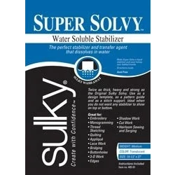 Imagen de Sulky Estabilizador Soluble en Agua de Peso Medio 19 1/2 x 36 Pulgadas