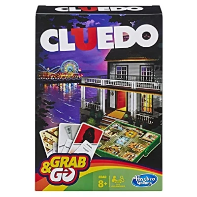 Imagen de Hasbro Gaming Juego Cluedo, Edición de Viaje, Versión Española, Multicolor
