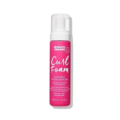 Imagen de Umberto Giannini Espuma voluminizadora Curl Body and Bounce Mousse sin encrespamiento, 200 ml