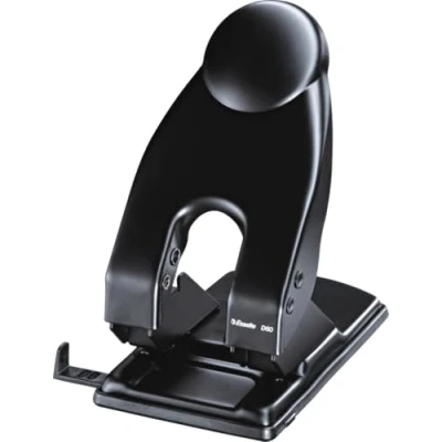 Imagen de Leitz 177029 Perforador (D60, con capacidad para 60 hojas, barra de tope), color negro