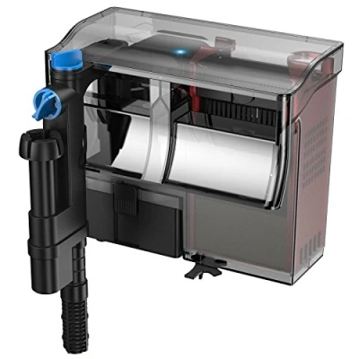 Imagen de SunSun CBG 500 Filtro de Acuario Externo Colgante l/h lámpara UVC 5 W integrada para acuarios hasta 115 l, filtrado multietapa