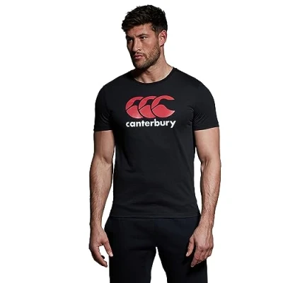 Imagen de Canterbury Hombre Cintura Cuello Camiseta Negro S