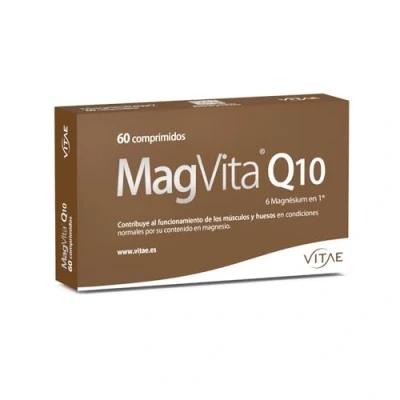 Imagen de Vitae MagVita Q10 60 comprimidos 6 sales de magnesio, taurina y Coenzimas Combatir cansacio fatiga Mejora función muscular