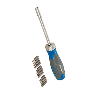 Imagen de Silverline Tools 930569 Destornillador de Carraca, Multicolor