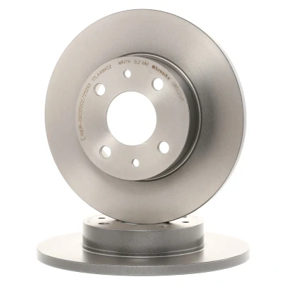 Imagen de BREMBO COATED DISC LINE 08.5085.11 Disco de freno 240 11 4 macizo revestido con tornillos FIAT: Punto II Hatchback, Cinquecento, 500 Hatchback norauto