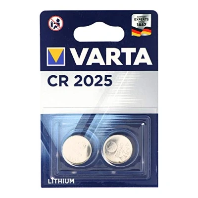 Imagen de Varta Pila de botón litio 3 V Electronics CR2025, pilas en un blíster original 2 unidades