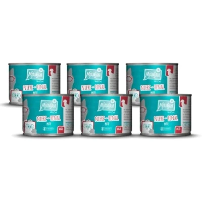 Imagen de MjAMjAM VetCat Comida húmeda Premium para Gatos Diet Kidney Renal Pavo, Pack de 6 (6 x 200g), sin Cereales
