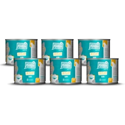 Imagen de MjAMjAM VetCat Comida húmeda Premium para Gatos Diet Urinary Pollo, Pack de 6 (6 x 200g), sin Cereales