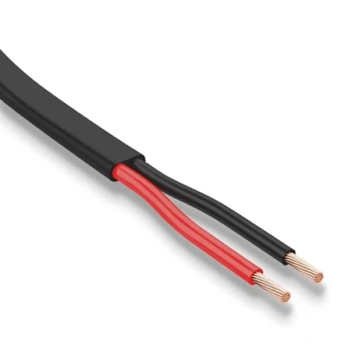 Imagen de AOHEWEI 2 x 0,75 mm² Cable Plano Gemelo de núcleos eléctrico Cobre Conductores 5 V 12 24 60 V, para Barco automotriz Rojo/Negro Pared Delgada 5/10/20/50 Metros