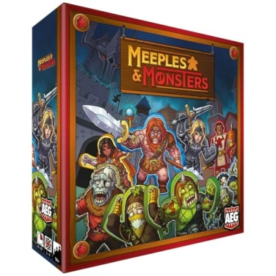 Imagen de Alderac Entertainment Meeples and Monsters Board Game Base For 2 4 Players from Ages 13+ English