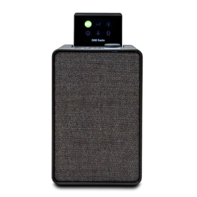 Imagen de Pure Evoke Spot Equipo de música doméstico Compacto (Radio Dab Dab+ FM, Radio por Internet, podcasts, Spotify Connect, Bluetooth y 20 vatios Potencia Audio), Blanco algodón