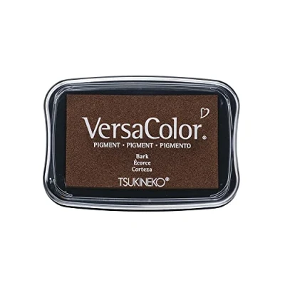 Imagen de RAYHER HOBBY 29017534 Versa Color Tampón de Tinta, plástico, Bark, 9,4 x 6,6 2 cm