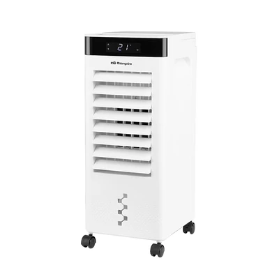 Imagen de Climatizador evaporativo Orbegozo AIR 37, 65 W, 56 fg/h, 3 Velocidades, 6 L, Temporizador de 12 h, Blanco