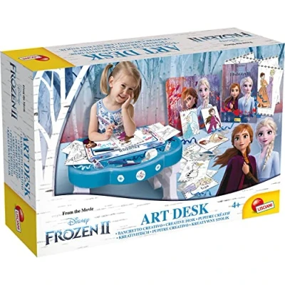 Imagen de Liscianigiochi Frozen 2 Reina de las Nieves Maxi Pupitre creativo Juego educativo para niñas a partir 4 años (73719)