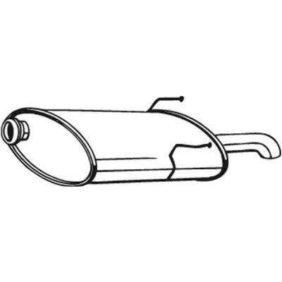 Imagen de BOSAL 190 361 Silenciador trasero PEUGEOT: 406 Familiar