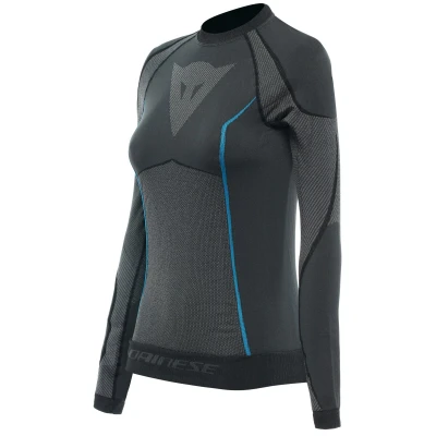 Imagen de Dainese Dry LS Lady Capa de Base Superior, Negro/Azul, L/XL Mujer