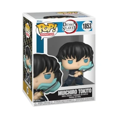 Imagen de Funko Pop! Animation: DS Muichiro (Attack) 1/6 de Probabilidades Obtener la RARA Variante Chase Demon Slayer Guardianes Noche Figura Vinilo Coleccionable Idea Regalo