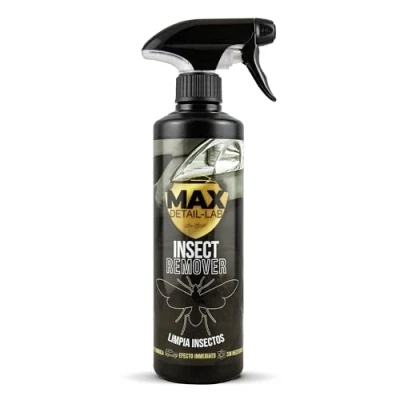 Imagen de MAX DETAIL LAB Insect Remover Limpia Mosquitos Coche Anti Insectos Sin Frotar, Limpieza Profesional Altamente Efectivo, Fácil Usar, Restaurador Brillo, Líquido Antimosquitos, Kit Detailing, 500ml
