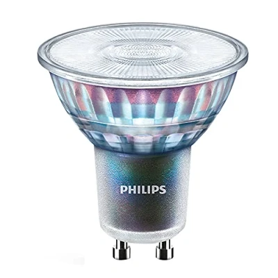Imagen de Philips Lighting 70761600 Master Foco LED (5,5 W, 50 GU10, Intensidad Regulable, 25, 355 lúmenes), Color Blanco, 1 Unità (Confezione da 1)