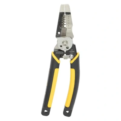 Imagen de Southwire 65028140 Tools &amp; Equipment S816SOLHD Pelacables Forjado: Tiras 8 16 AWG SOL y 10 18 STR, Tijeras 6 32 Pernos, Cabeza Linesman; Acero forjado resistente.