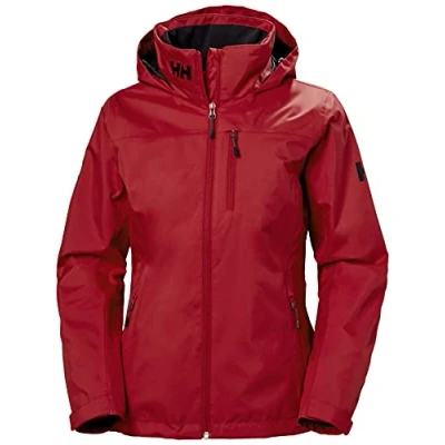 Imagen de Helly Hansen W Crew Hooded Midlayer Jacket Chaqueta, Rojo, M Mujer