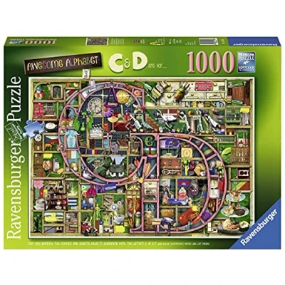 Imagen de Ravensburger Colin Thompson Alfabeto Impresionante C + D, 1000pc Rompecabezas