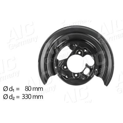 Imagen de AIC 57837 Chapa Protectora de Disco Freno Eje trasero izquierda