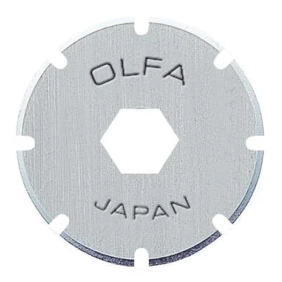 Imagen de Olfa PRB18 2 Pack de cuchillas circulares perforadoras 18 mm, para cúter PRC