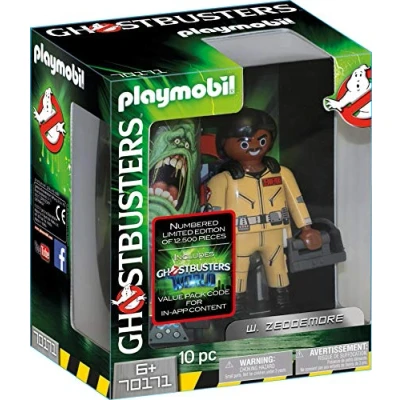 Imagen de PLAYMOBIL Ghostbusters 70171 Figura Coleccionable W, Zeddemore, A Partir de 6 Años
