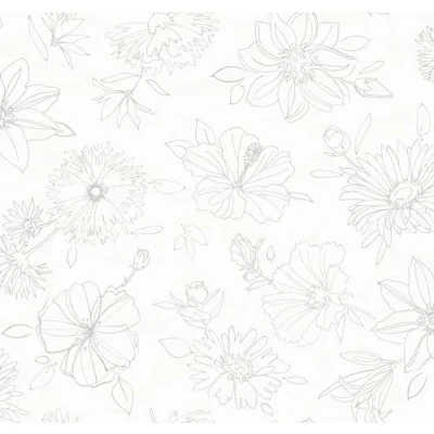 Imagen de d c fix mantel hule mesa Manhattan Palmas Gris antimanchas resinado impermeable moderno plastico pvc vinilo para interior y exterior 130 cm x 160 rectangular