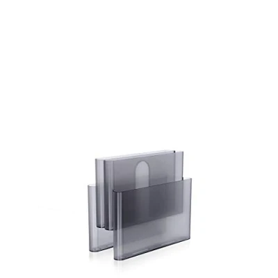 Imagen de Kartell Revistero, Polimetilmetacrilato Resistente a los Golpes, Ahumado, 18.5 x 40 34.5