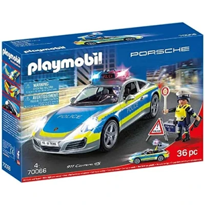 Imagen de PLAYMOBIL Porsche 70066 911 Carrera 4S Policía, a Partir de 4 años