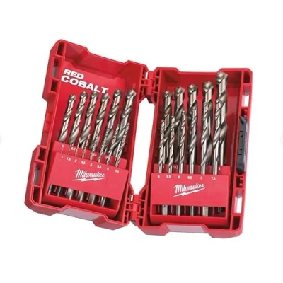 Imagen de Milwaukee Kit CX Plastico de 25 brocas HSS G Cobal