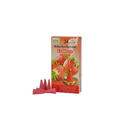 Imagen de 013370 Velas de Incienso Fresa 24 pzas, Cono