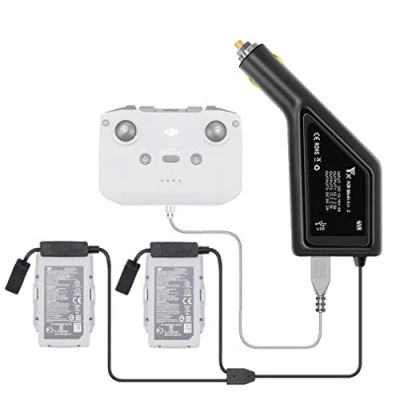 Imagen de LYONGTECK Cargador de Coche para dji Air 2S,Mavic 2 Drone Batería, 3 en 1 12V Accesorio Centro Puerto Carga Baterías