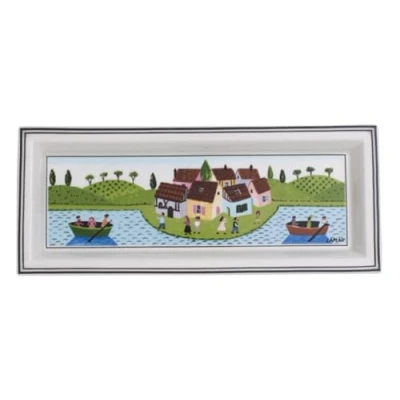 Imagen de Villeroy &amp; Boch Design Naif Gifts Cuenco rectangular, Porcelana Premium, Blanco/Colorido