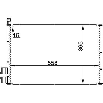 Imagen de MAHLE ORIGINAL AC 298 000S Condensador sin secador 12 11,8 534 FORD: Fusion Familiar, FIESTA 5