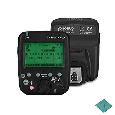 Imagen de YONGNUO YN560 TX Pro 2.4G Transmisor inalámbrico Speedlite Flash Trigger en la cámara con Pantalla LCD para Canon DSLR YN862C / YN968C YN200 YN560III YN560IV YN860Li YN720