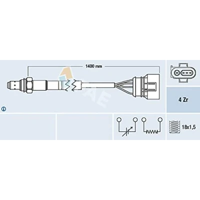 Imagen de Sonda lambda FAE 77461