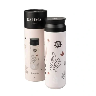 Imagen de Kokonote Botella agua acero inoxidable Kalima térmica 500 ml reutilizable termica 500ml Frío/Caliente aislamiento doble pared de inoxidable, Termo libre BPA
