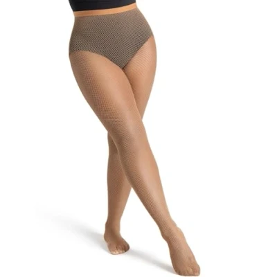 Imagen de Capezio Professional Fishnet Seamless Tight Mallas, Mujer, Maple, S M