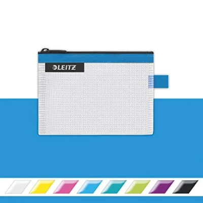 Imagen de Leitz WOW Funda de viaje, Impermeable, Translúcida, Organización y Almacenamiento Visibles, Pequeña (A6) Azul