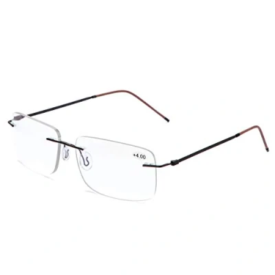 Imagen de Ultraligera Sin Montura Gafas De Lectura Progresivo Multifocales Ordenador Presbicia Progresivas Enfoque Múltiple Zoom Inteligente Anti Bloqueo luz azul Lectores para Hombres y Mujeres