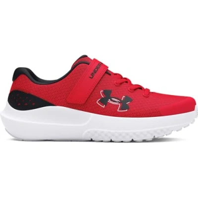 Imagen de Under Armour UA BPS Surge 4 AC Zapatillas para correr, ligeras deportivas niño, color rojo/negro/negro