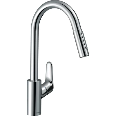 Imagen de Hansgrohe 73880000 M41 grifo de cocina con ducha extraíble y sBox, cromo