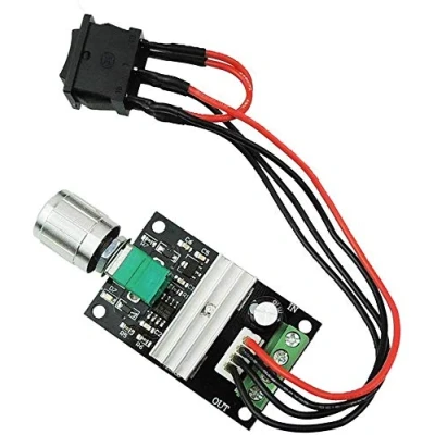 Imagen de Gebildet 1PCS 6V 28V 3A 80W DC Controlador de Velocidad del Motor,PWM Control Motor Velocidad,Ajustable Reversible Regulador Interruptor,1203BB Conductor Marcha Atrás