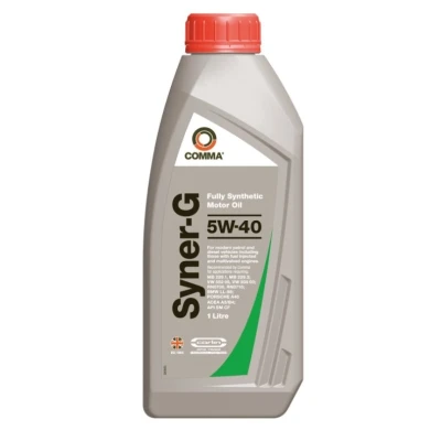 Imagen de Comma Syner G 5W 40 1L Aceite de motor SYN1L BMW: 3 Berlina, 5 Coupé, VOLKSWAGEN: Golf 4, 5, 7, MERCEDES BENZ: SL Cabrio