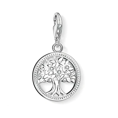 Imagen de Thomas Sabo charm Club Colgante para mujer en forma de árbol la vida, plata ley 925, 1303 051 14