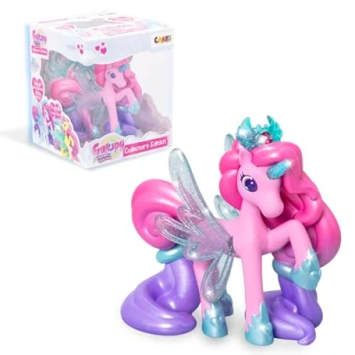 Imagen de Galupy Rainbow Unicorn Collector Edition Leia Unicornio para coleccionar, Figuras de con alas Purpurina y Cristal Swarovski